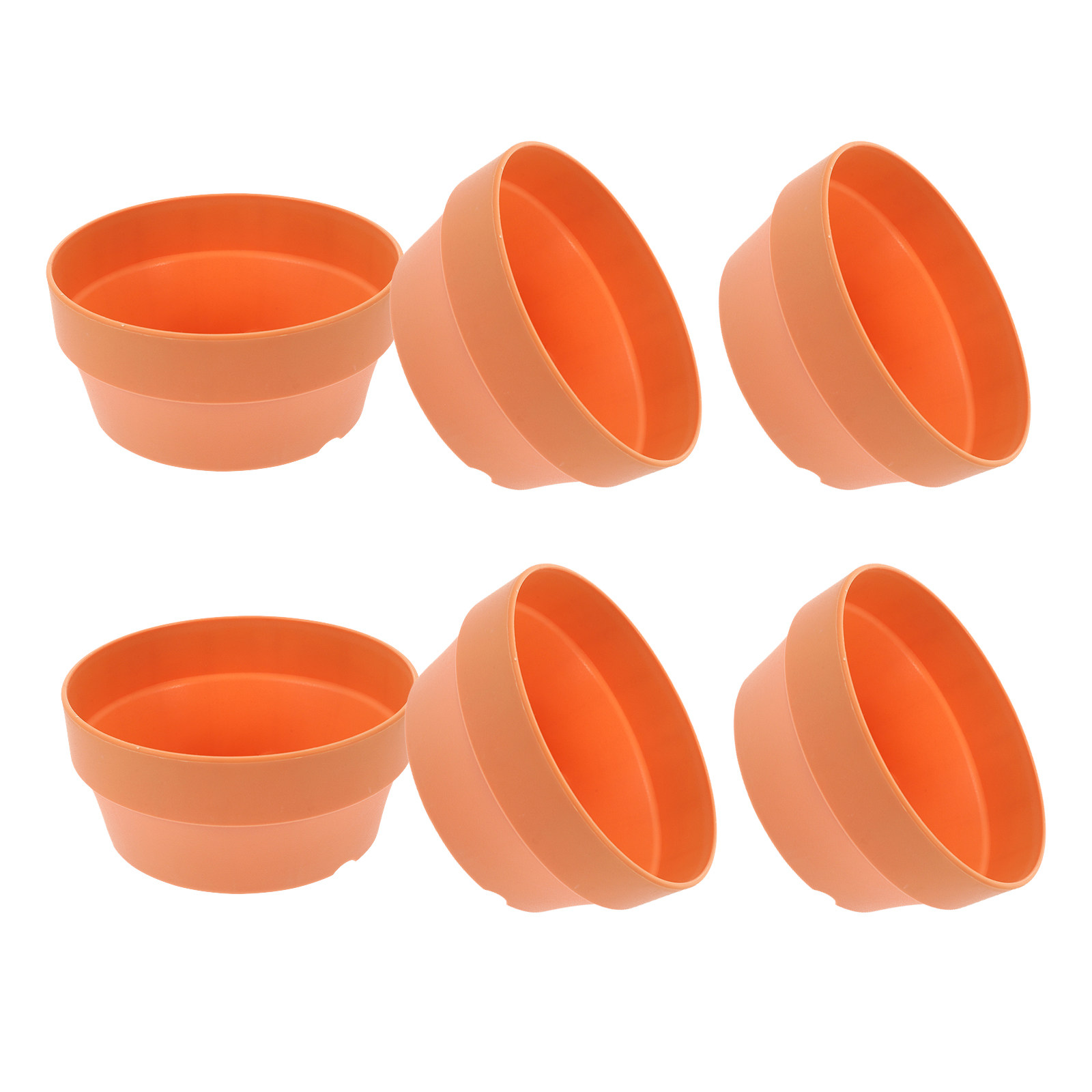 Bonsai Garden Design - 6 Buah Set Pot Bunga Plastik