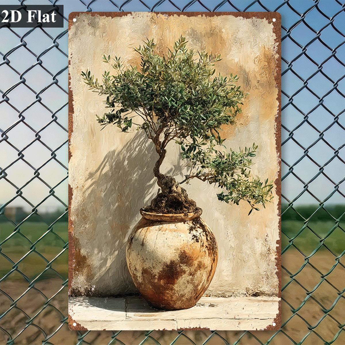 Dekorasi Dinding Cetakan Lukis - Bonsai Garden Wall ulasan dan harga