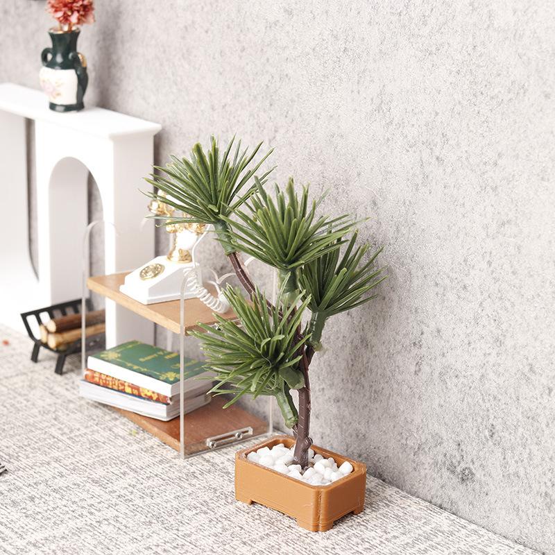 1 Buah 1/12 Rumah Boneka Simul - Bonsai Gardener ulasan dan harga