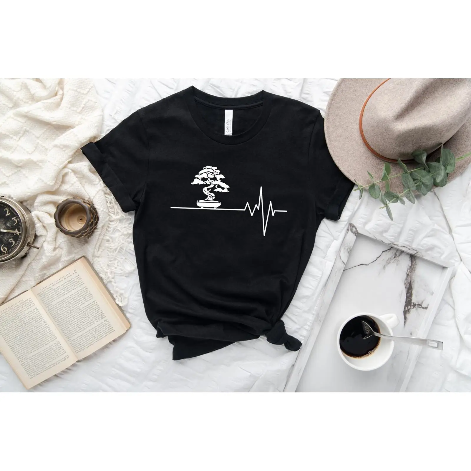Kaos Bonsai HeartbeaT, Kaos Pe - Bonsai Garden In Japan ulasan dan harga