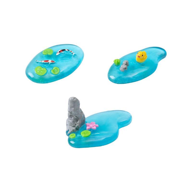 Ornamen Kolam Resin Mini Denga - Bonsai Garden Design ulasan dan harga