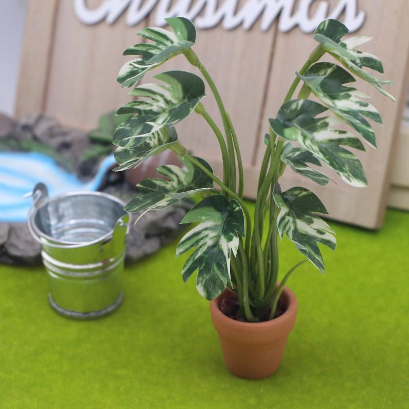 Baru.1PC 1/12 Rumah Boneka Sim - Bonsai Gardener ulasan dan harga