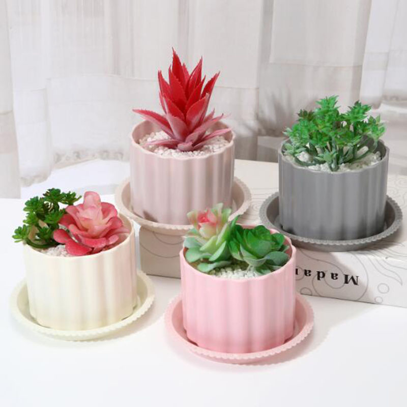 Pot Bunga Plastik Gaya Nordik  - Bonsai Garden Europe ulasan dan harga